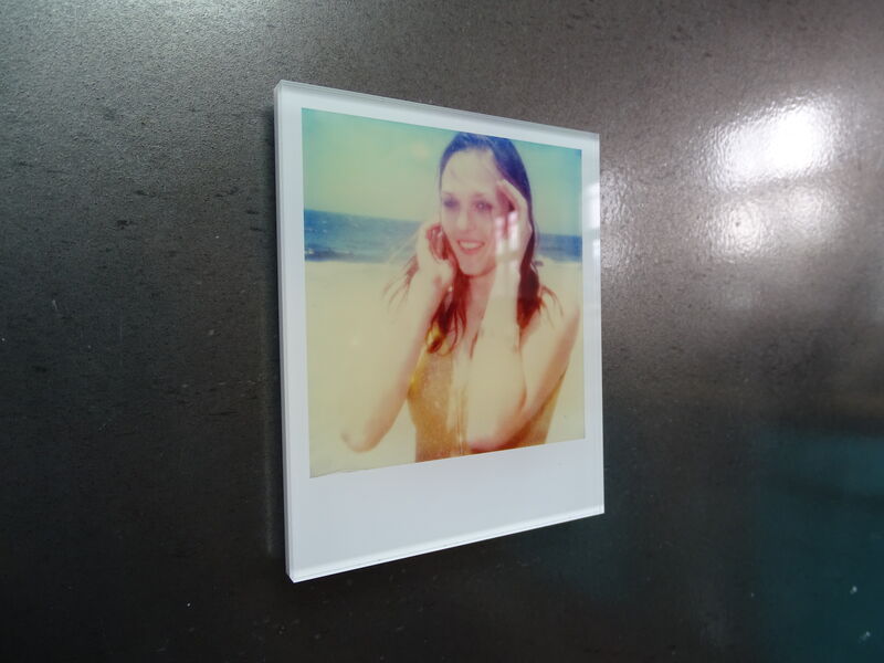 Stefanie Schneider, ‘Stefanie Schneider's Minis 'Untitled #10' (Beachshoot)’, 2005, Photography, Lambda digital Color Photographs based on a Polaroid, sandwiched in between Plexiglass, Instantdreams