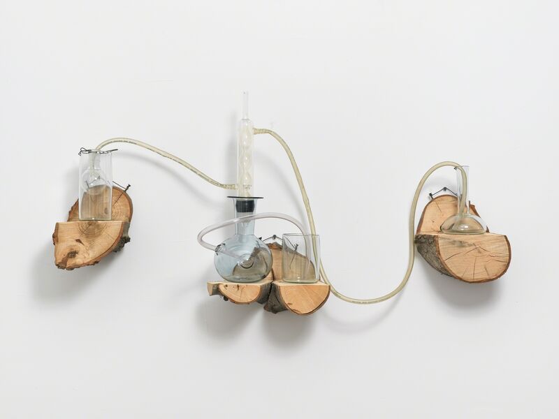 Elias Hansen, ‘It could be anywhere’, 2011, Sculpture, Glass, steel, tape, vinyl, wood, Jonathan Viner