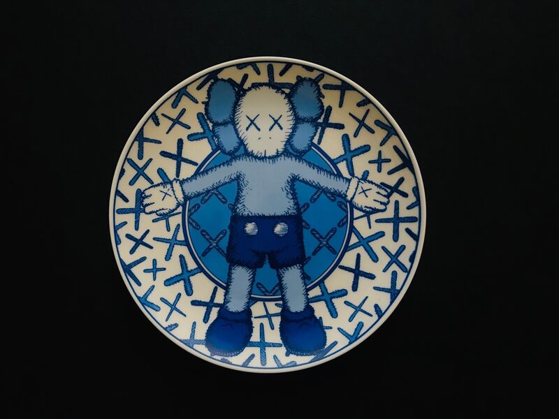 KAWS, ‘Holiday Taipei Ceramic Plate Set (Set of 4)’, 2019, Sculpture, Porcelain, Lougher Contemporary Gallery Auction