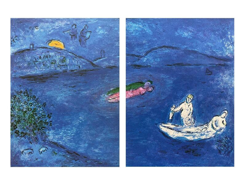 Marc Chagall, ‘“L'Echo (Echo),” from Daphnis et Chloé (Cramer 46; Mourlot 340)’, 1977, Ephemera or Merchandise, Offset lithograph on wove paper, Art Commerce