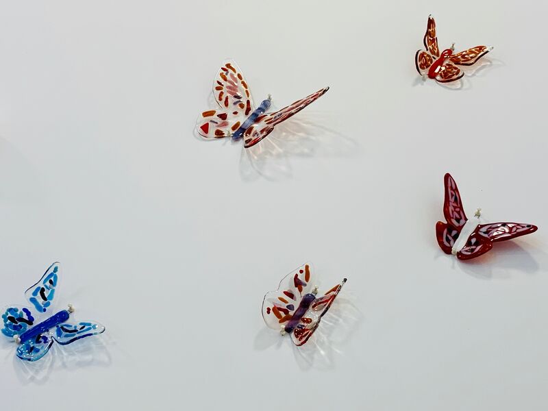 Mariana Villanueva, ‘Red Passion small butterfly nr.10’, 2017, Design/Decorative Art, Glass modeled by the fusion method at high temperature, Renaissance Art Gallery