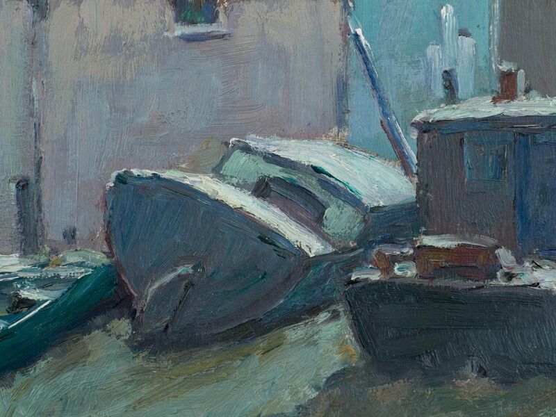 Walter Farndon, ‘Moonlight on Shore’, 19th -20th Century, Painting, Oil on board, Vose Galleries