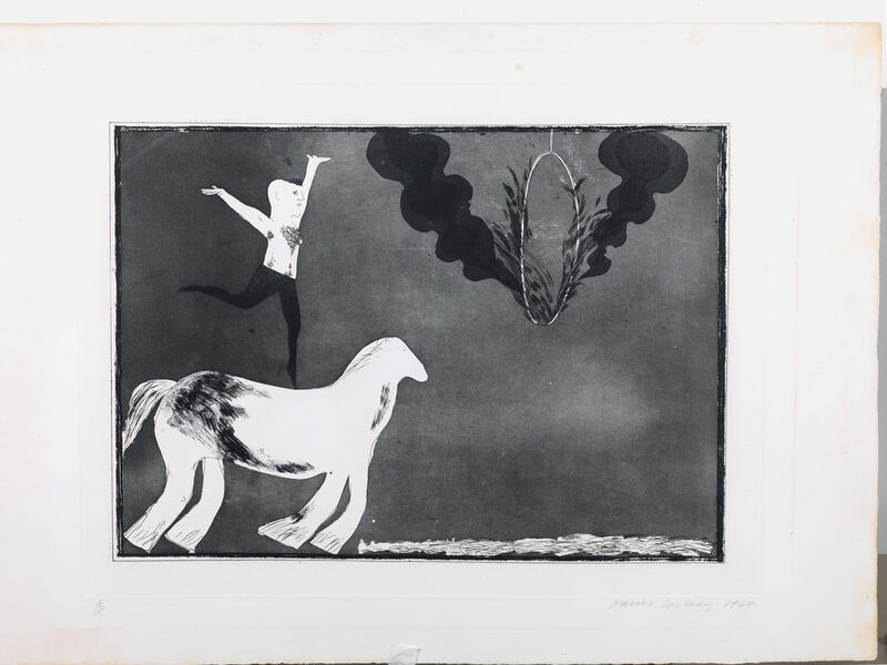 David Hockney, ‘THE ACROBAT’, 1964, Print, Etching, aquatin and roulette, Itineris