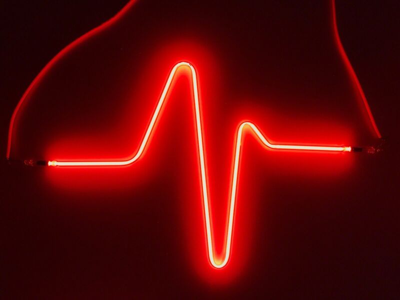 Indira Cesarine, ‘HEARTBEAT No 3’, 2018, Sculpture, Neon Glass with Electrical Transformer, The Untitled Space