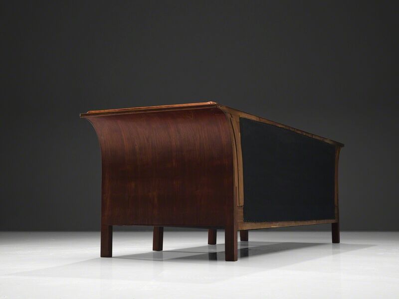 Frits Henningsen, ‘Frits Henningsen Sofa in Cuban Mahogany and Cognac Leather’, ca. 1930, Design/Decorative Art, Cuban mahogany and cognac leather, MORENTZ