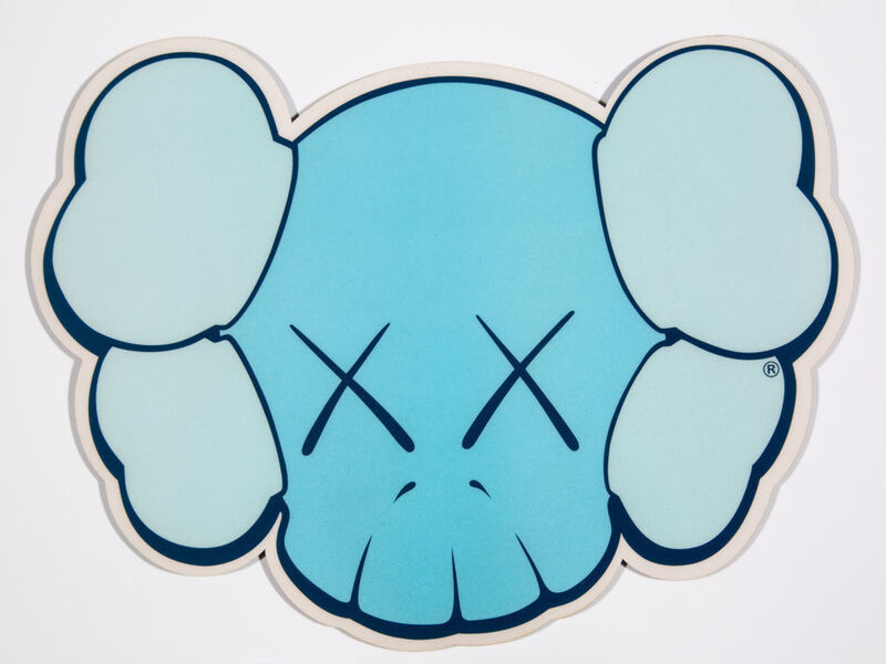 KAWS, ‘Mousepad (Blue)’, n.d., Print, Screenprint on plastic with foam backing, Heritage Auctions