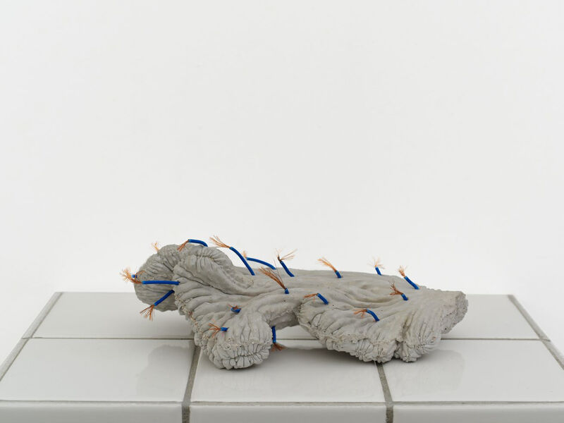 Zhang Ruyi 張如怡, ‘Individual Plant—2’, 2018, Sculpture, Concrete, ceramic tiles, electric wires, Blindspot Gallery