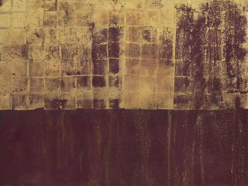 Makoto Fujimura, ‘Resonance of Being 生之共鳴’, ca. 2014, Painting, Mineral Pigments and Gold on Canvas 天然礦物顏料、金、畫布, Artrue Gallery