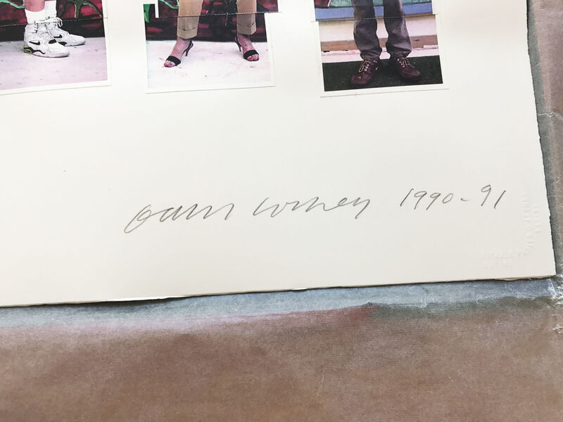 David Hockney, ‘LA Visitors (page 2)’, 1990-1991, Print, Composite still video portrait printed on a color laser printer, Hamilton-Selway Fine Art Gallery Auction