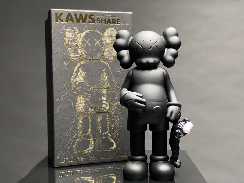 KAWS, ‘'KAWS SHARE, 20' Open Edition Vinyl Art Toy, Black’, 2020, Sculpture, Vinyl, Arton Contemporary