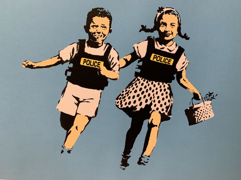 Banksy, ‘Jake and Jill (Police Kids)’, 2005, Print, Screenprint, Champop Galerie