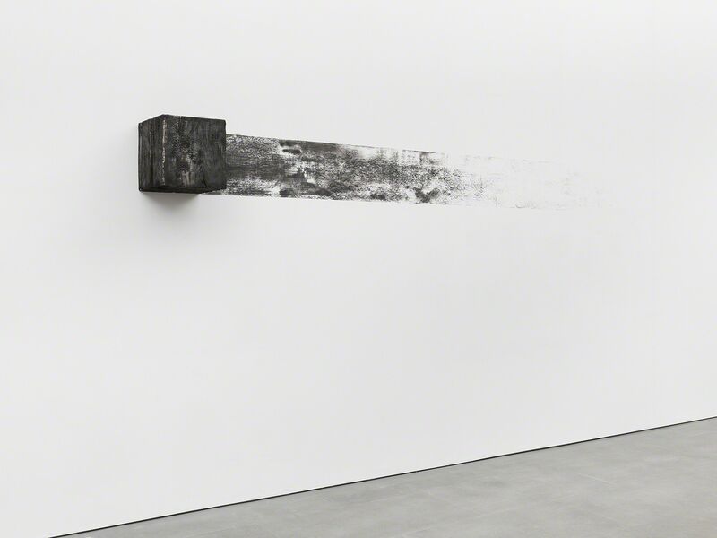 Michel François, ‘Instant drawing ’, 2018, Sculpture, Burnt wooden cube, carlier | gebauer