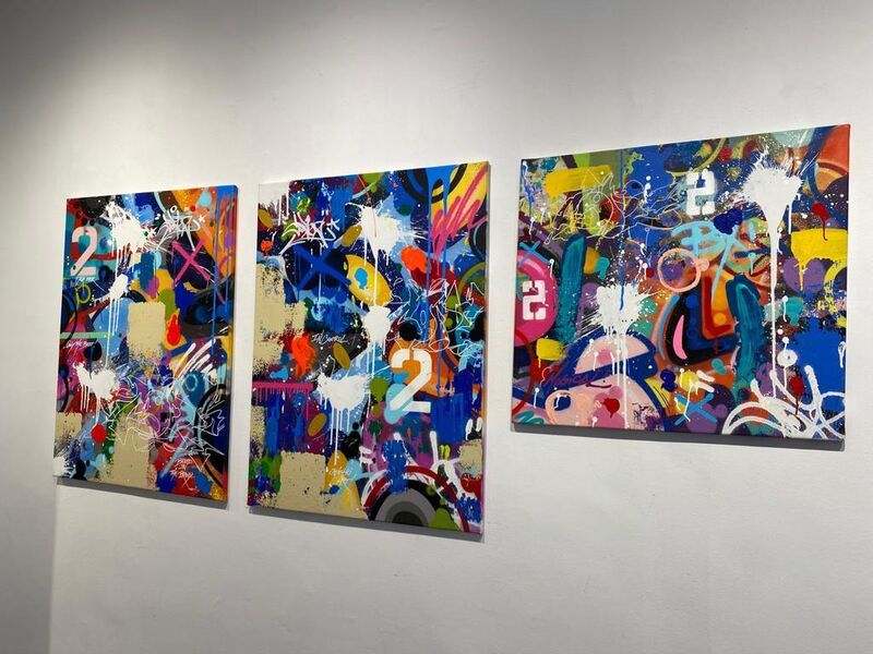 Cope2, ‘In control ’, 2020, Painting, Mixed technique on canvas, Galerie Martine Ehmer