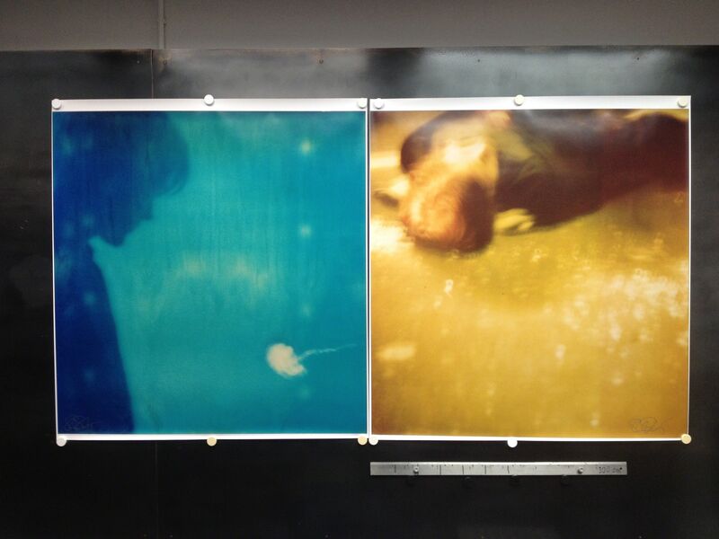 Stefanie Schneider, ‘Jelly Fish - Contemporary, Expired, Polaroid, Photograph, Abstract, Ryan Gosling’, 2006, Photography, Analog C-Print, hand-printed by the artist on Fuji Crystal Archive Paper, matte surface, in her Berlin laboratory, based on a Stefanie Schneider expired Polaroid photograph, Instantdreams