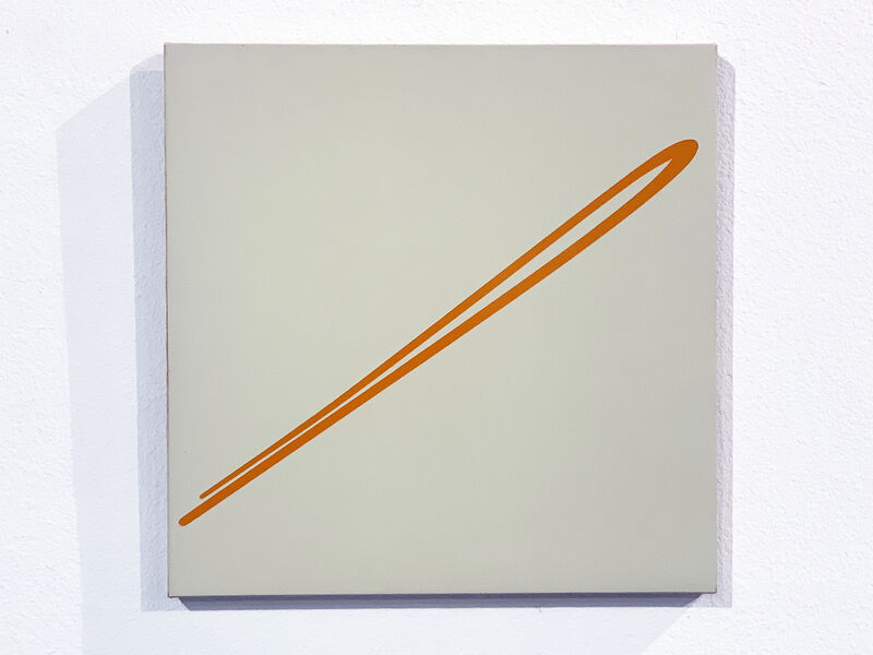 Volker Leonhardt, ‘Futuristic Landscape (Orange)’, 2002, Painting, Oil on Canvas, iMuseum Vegas