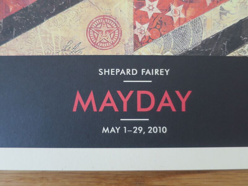 Shepard Fairey, ‘Mayday Flag’, 2010, Print, Speckletone paper, AYNAC Gallery