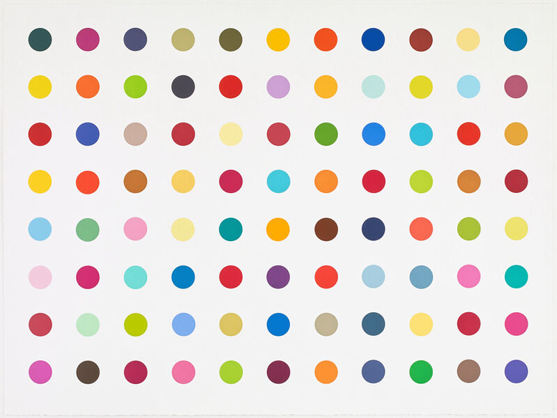 Damien Hirst, ‘M-Fluorobenzoyl Chloride’, 2018, Print, Woodcut on 410gsm Somerset White Paper, Kenneth A. Friedman & Co.