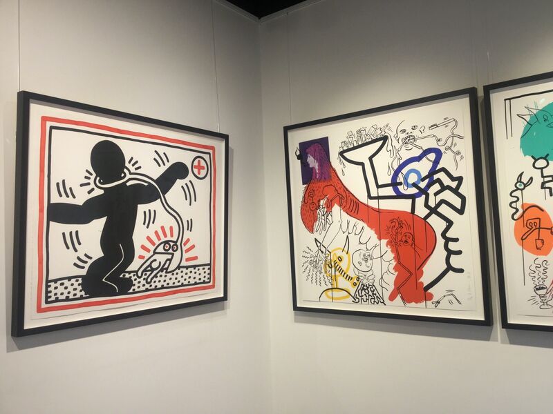 Keith Haring, ‘Untitled 2 (Apartheid suite)’, 1985, Print, Lithograph on paper, Joseph Fine Art LONDON