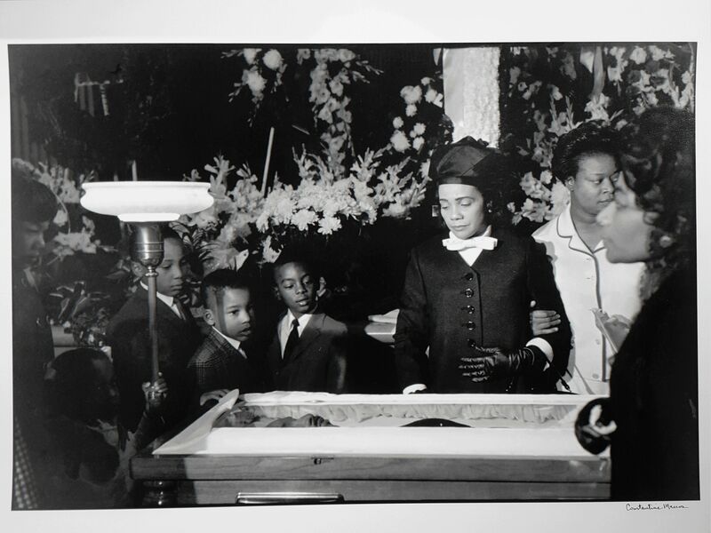 Constantine Manos, ‘Martin Luther King Funeral, Atlanta, Georgia’, 1968, Photography, Archival digital pigment print, Robert Klein Gallery
