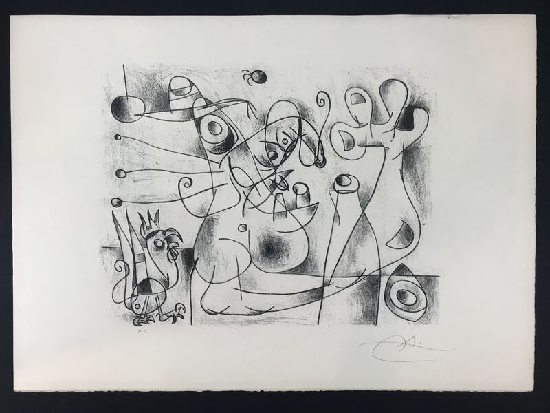 Joan Miró, ‘ Ubu Roi (King Ubu ) from 'Suites por Ubu Roi'’, 1966, Print, Lithograph on Arches paper, Gutan Art Gallery 