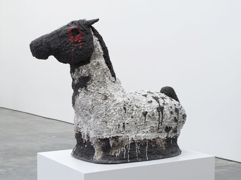 Raven Halfmoon, ‘Quarter Horse, Quarter Indian’, 2020, Sculpture, Stoneware, glaze, Ross+Kramer Gallery