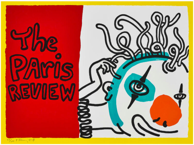 Keith Haring, ‘The Paris Review’, 1989, Print, Screenprint in color, ARUSHI