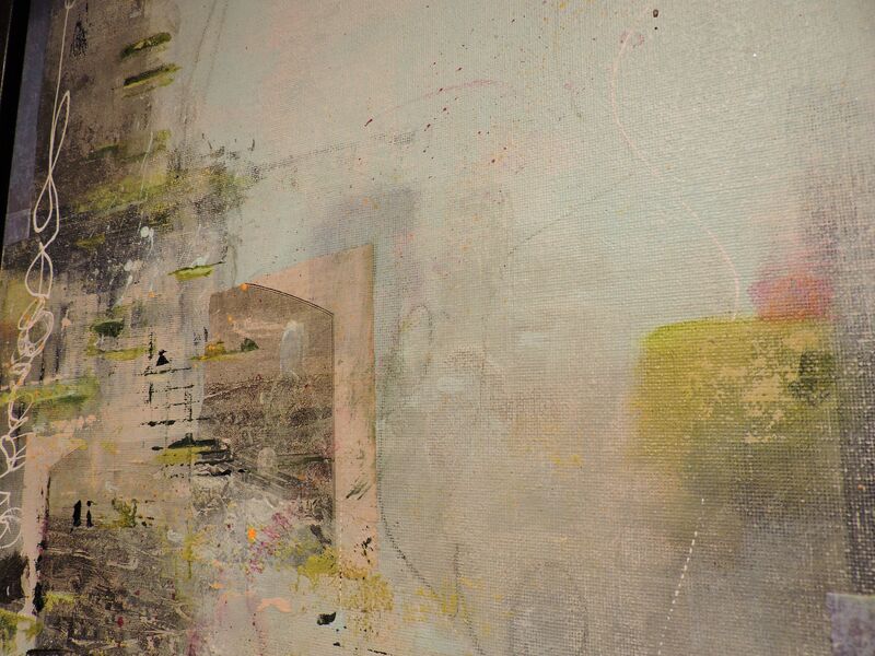 Robin Colodzin, ‘Divided City’, Painting, Mixed media, Copley Society of Art