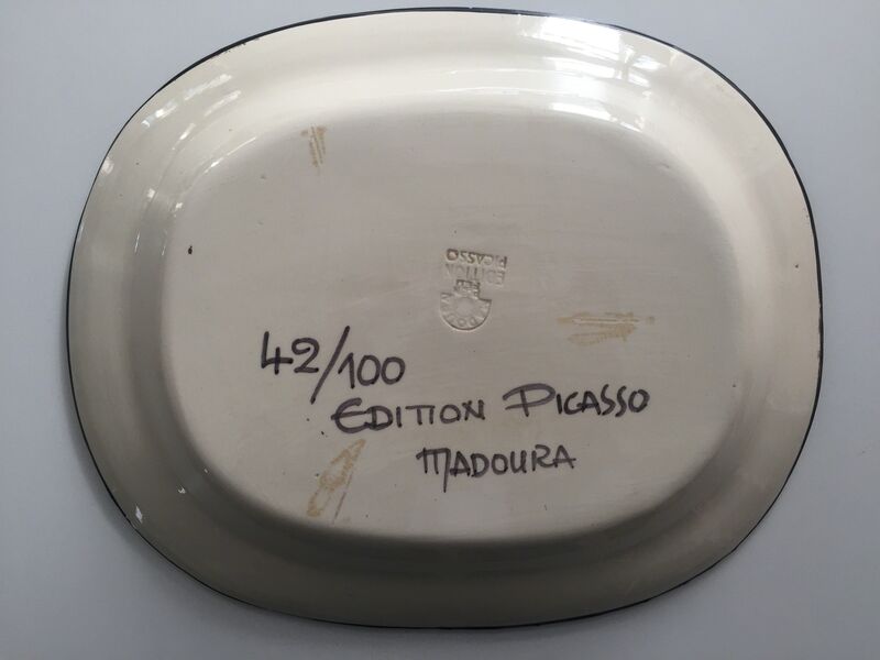 Pablo Picasso, ‘Corrida soleil (A.R. 199)’, Design/Decorative Art, Painted and glazed ceramic plate, Leclere 