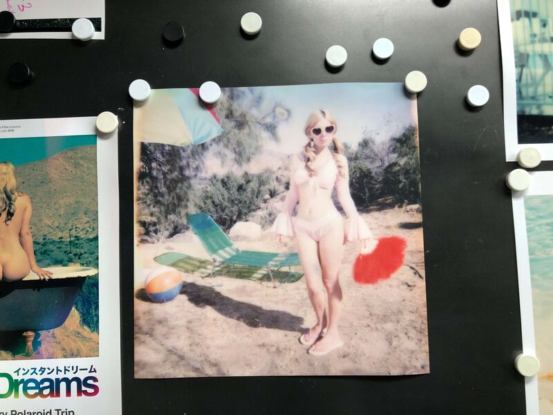 Stefanie Schneider, ‘'Playgirl' (Heavenly Falls) ’, 2016, Photography, Digital C-Print based on a Polaroid, not mounred, Instantdreams