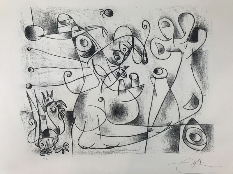 Joan Miró, ‘ Ubu Roi (King Ubu ) from 'Suites por Ubu Roi'’, 1966, Print, Lithograph on Arches paper, Gutan Art Gallery 