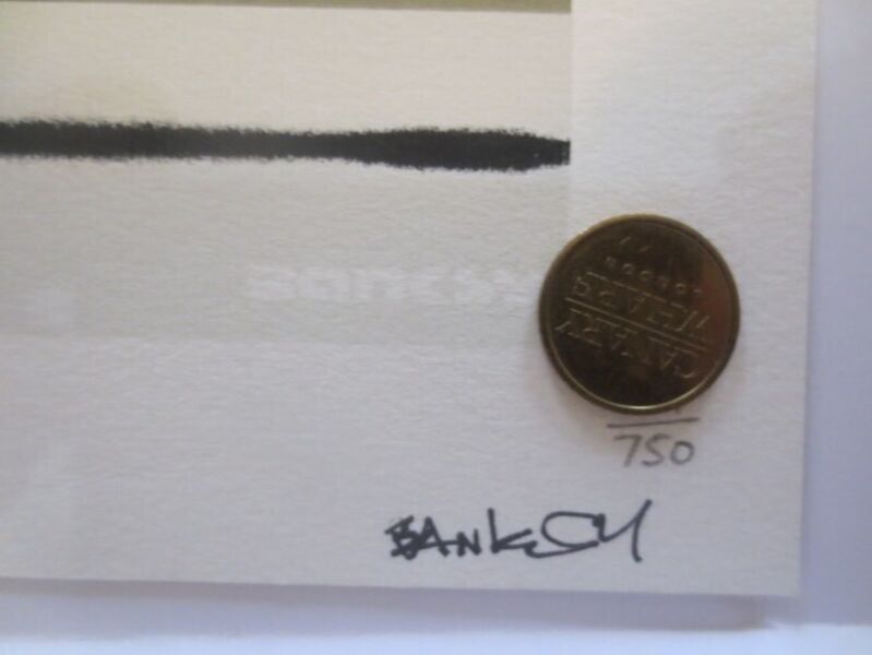 Banksy, ‘Weston Super Mare’, 2004, Print, 2 color silk screenprint, 727Gallery