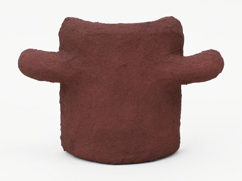 Carl Emil Jacobsen, ‘Dark Red Powder Variation #3’, 2018, Sculpture, Fiber concrete, pigments from crushed stones, polystyrene, steel, Patrick Parrish Gallery