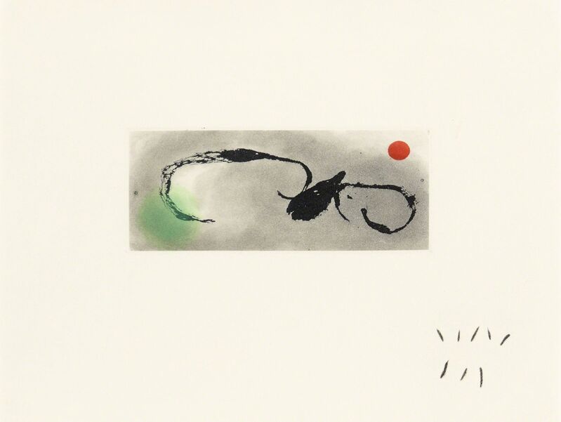 Joan Miró, ‘Heraclitus of Ephesus No. 8 [Dupin 408]’, 1965, Print, Etching with aquatint in colours on cream wove BFK Rives, Roseberys