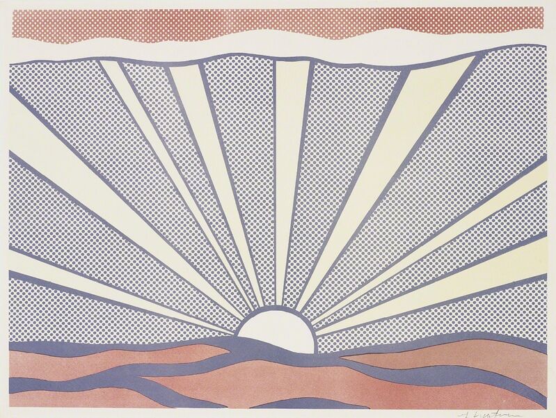 Roy Lichtenstein, ‘Sunrise’, 1965, Print, Offset lithograph in colours, on lightweight wove paper, with full margins., Phillips