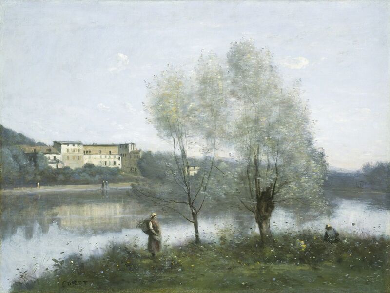 Jean-Baptiste-Camille Corot, ‘Ville-d'Avray’, ca. 1865, Painting, Oil on canvas, National Gallery of Art, Washington, D.C.