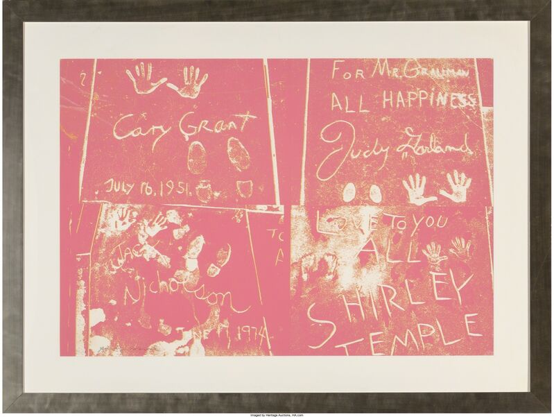 Andy Warhol, ‘Sidewalk, from the portfolio Eight by Eight to Celebrate the Temporary Contemporary’, 1983, Print, Screenprint in colors on Dutch Etching paper, Heritage Auctions