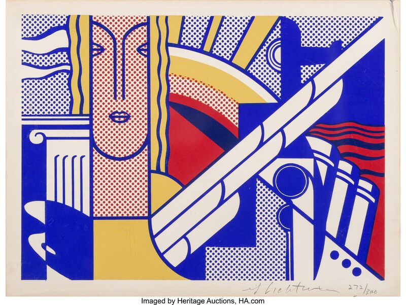 Roy Lichtenstein, ‘Modern Art Poster’, 1967, Print, Screenprint in colors on smoothe wove paper, Heritage Auctions
