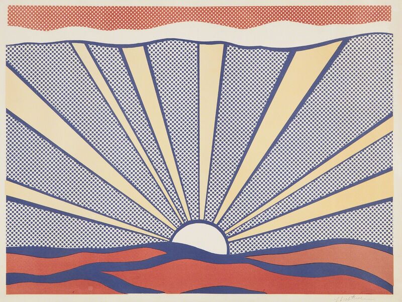 Roy Lichtenstein, ‘Sunrise’, 1965, Print, Offset lithograph in colors, on lightweight wove paper, with full margins, Phillips