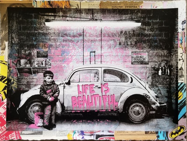 Mr. Brainwash, ‘New Fresh Paint’, 2020, Print, Mixed media on paper with silkscreen, Artsy x Capsule Auctions