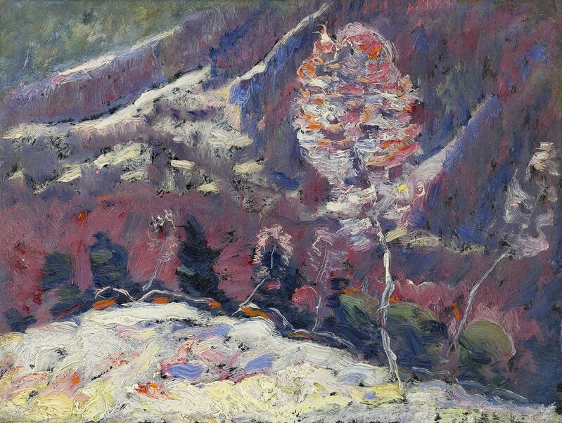Marsden Hartley, ‘Untitled (Landscape, Song of Winter Series)’, 1908, Painting, Oil on board laid down on board, Alexandre Gallery