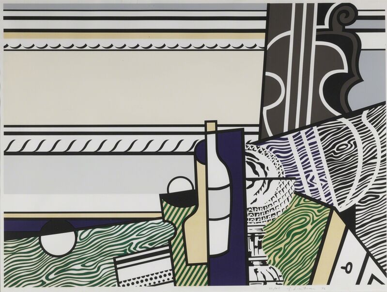 Roy Lichtenstein, ‘Still Life with Crystal Bowl (C. 150)’, 1976, Print, Screenprint and lithograph printed in colors, Sotheby's