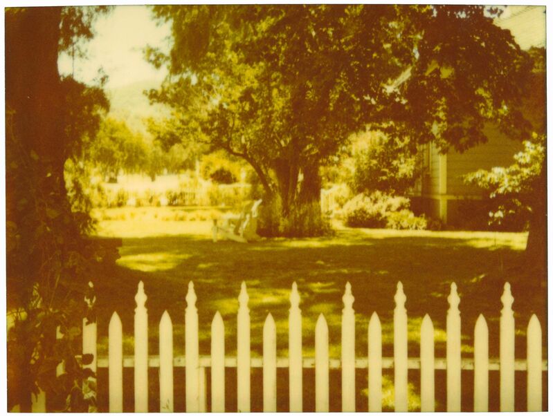 Stefanie Schneider, ‘White Picket Fence, diptych’, 2004, Photography, Analog C-Print, hand-printed by the artist on Fuji Crystal Archive Paper, based on a Polaroid, mounted on Aluminum with matte UV-Protection, Instantdreams