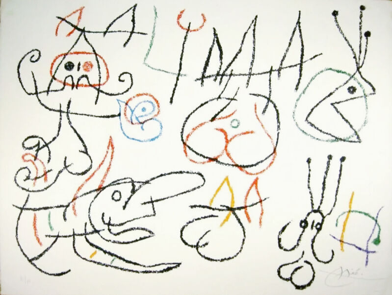 Joan Miró, ‘Ubu Aux Baleares’, 1971, Print, Lithograph on paper, Artsy x Capsule Auctions