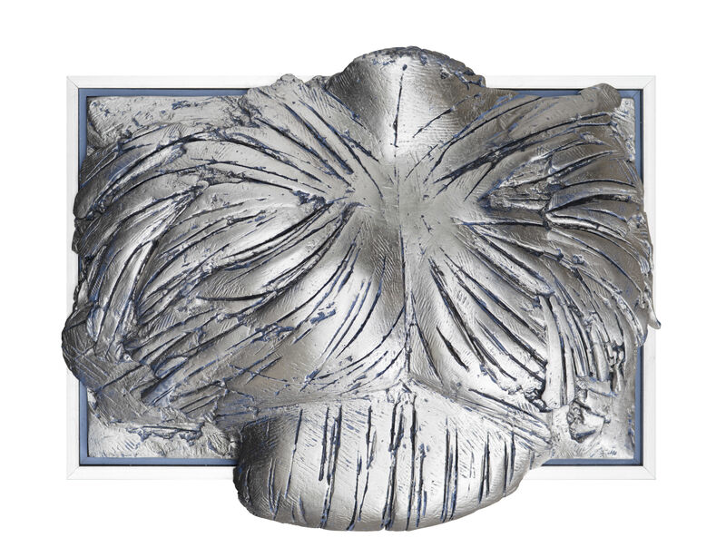 George Dunbar, ‘Suspended Deity IV’, 2020, Sculpture, Palladium leaf over clay on cast resin, Callan Contemporary