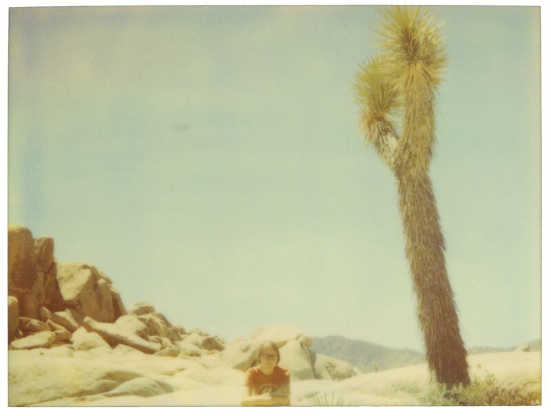 Stefanie Schneider, ‘White Tank - Contemporary, 21st Century, Polaroid, Color, Women, Landscape, Desert’, 1999, Photography, Digital C-Print, based on an expired Polaroid, not mounted, Instantdreams