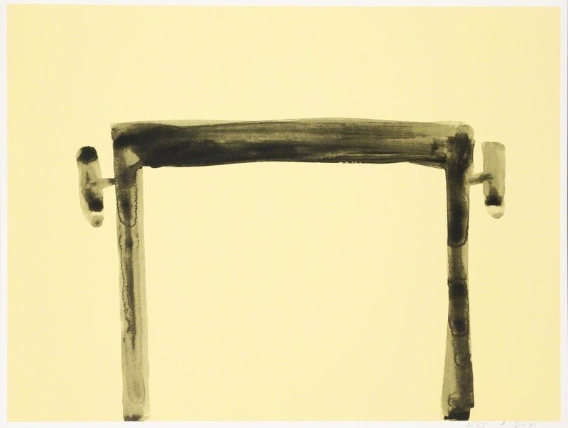 Andrea Büttner, ‘Piano Stool (for Parkett 97)’, 2015, Print, Silkscreen in 4 colors, Parkett 