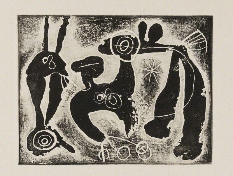 Joan Miró, ‘From. Saccades (Cramer Books 77)’, 1947-62, Print, Etching with aquatint printed in colours, Forum Auctions