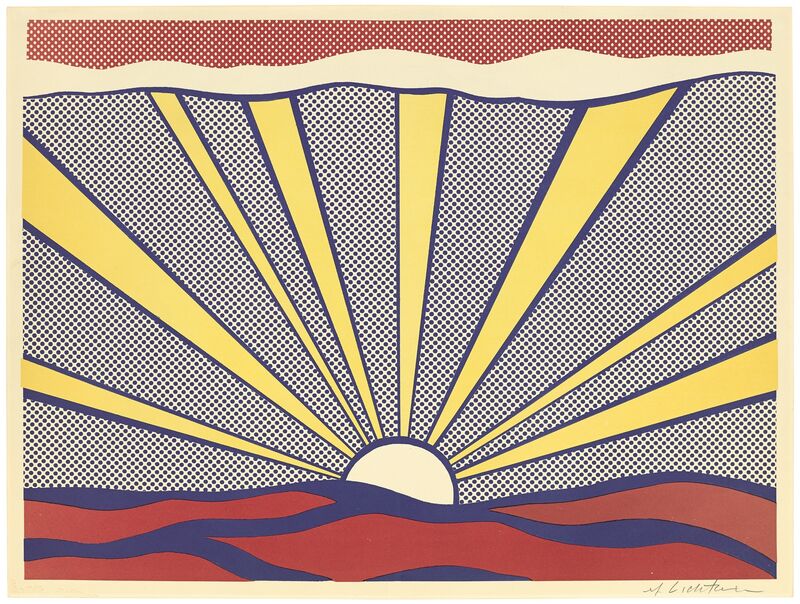 Roy Lichtenstein, ‘Sunrise’, 1965, Print, Offset Lithograph on White Wove Paper, Fine Art Mia