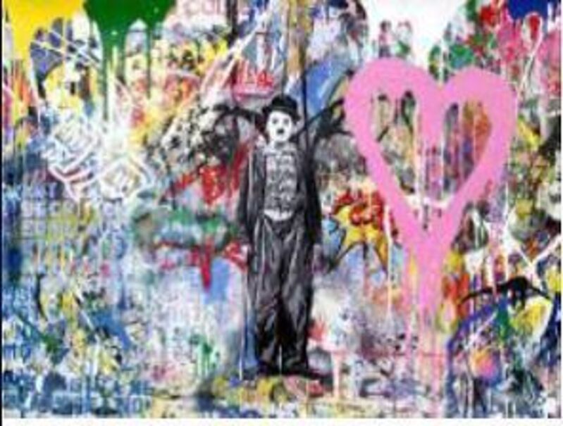 Mr. Brainwash, ‘Chaplin’, 2017, Drawing, Collage or other Work on Paper, Mixed media, Millon