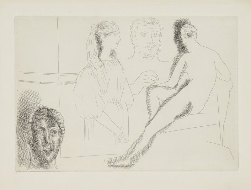 Pablo Picasso, ‘Le Chef-d'Oeuvre Inconnu (B. 82-94; Ba. 123-45)’, 1931, Print, The complete book edition, comprising 13 etchings, with text by Honoré de Balzac, Sotheby's